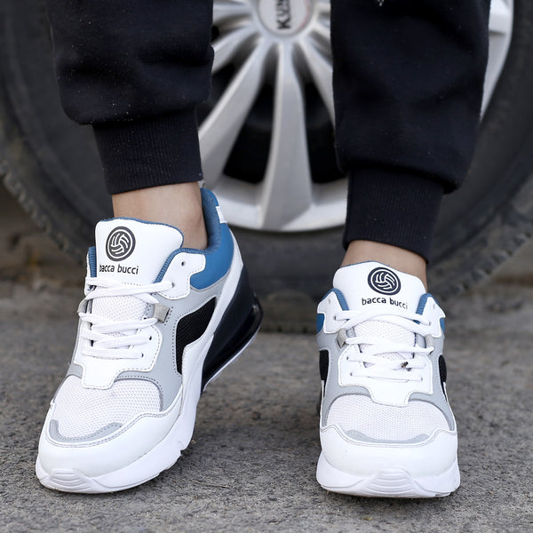 Bacca Bucci Boys or Girls Urban Retro Blocked Fashions Sneakers for Walking Running Partying & Fun (Age : 8 to 12 Years)
